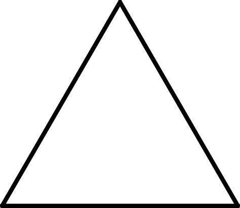 Free Printable Triangle Template